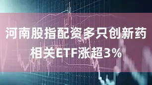 河南股指配资多只创新药相关ETF涨超3%