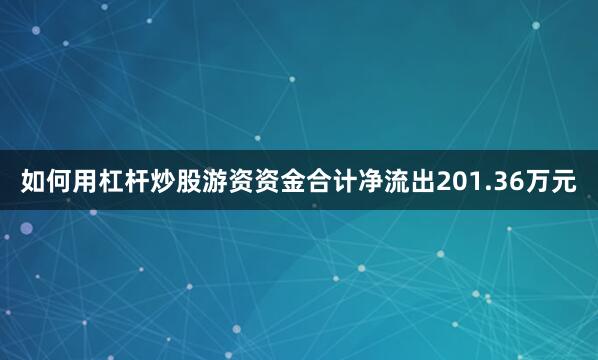 如何用杠杆炒股游资资金合计净流出201.36万元